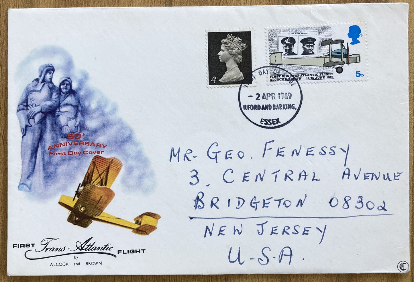 First Trans-Atlantic Flight – Alcock & Brown