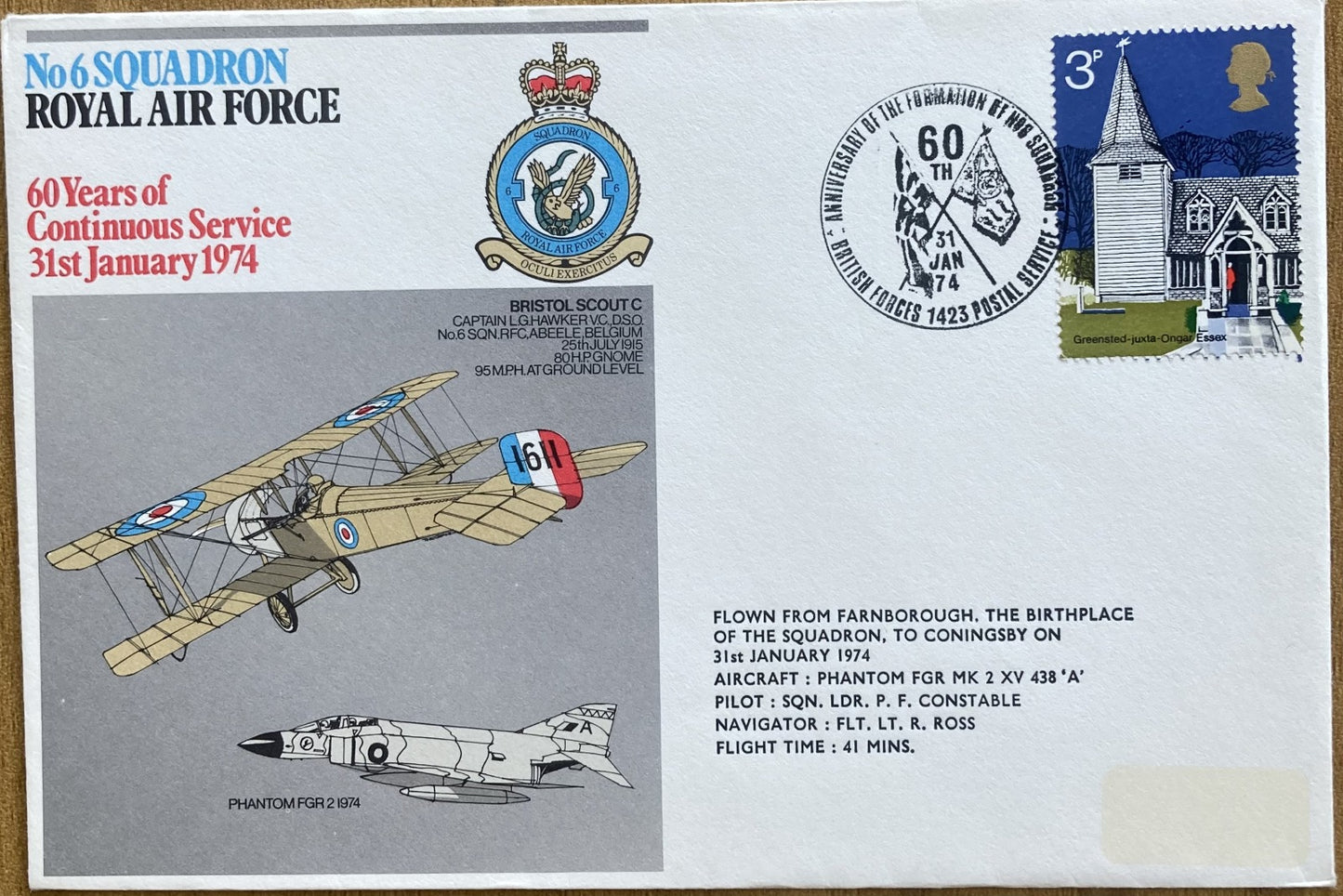 RAF No. 6 Squadron – 60 Years Continuous Service
